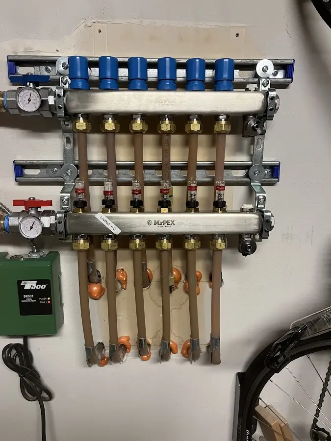 Plumber performing Gas Leak Detection at a residential property in Newburyport